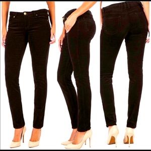 Kut from the Kloth Diana skinny cords dark brown 6